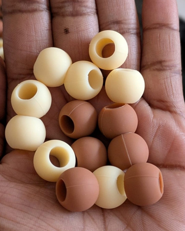 Cream and Tan, 50 pieces